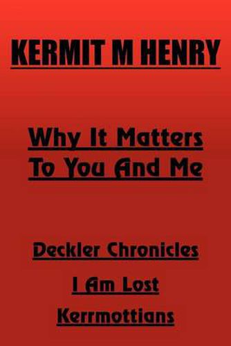 Cover image for Why It Matters to You and Me