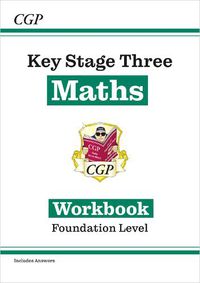 Cover image for KS3 Maths Workbook (with answers) - Foundation