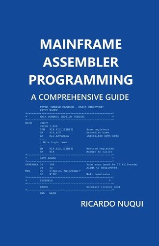 Cover image for Mainframe Assembler Programming