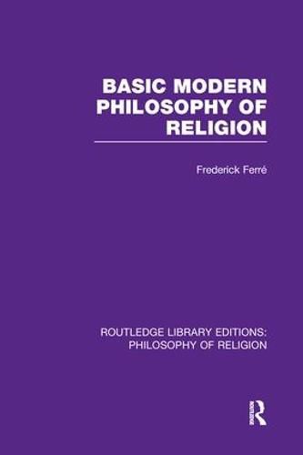 Cover image for Basic Modern Philosophy of Religion