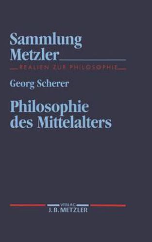 Cover image for Philosophie des Mittelalters