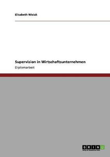 Cover image for Supervision in Wirtschaftsunternehmen