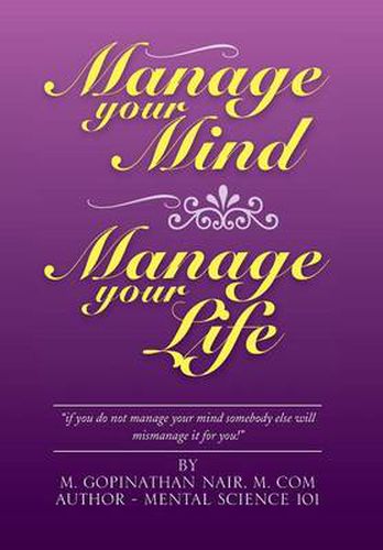 Cover image for Manage Your Mind Manage Your Life