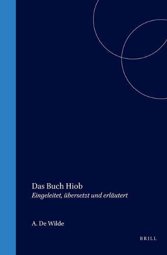 Cover image for Das Buch Hiob: Eingeleitet, ubersetzt und erlautert