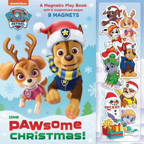 Cover image for One Pawsome Christmas: A Magnetic Play Book (PAW Patrol)