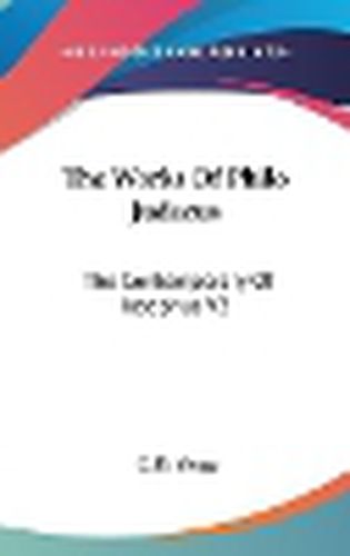 Cover image for The Works of Philo Judaeus: The Contemporary of Josephus V3