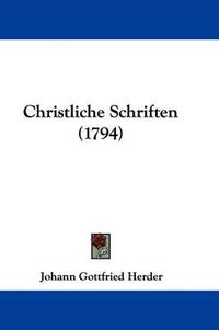 Cover image for Christliche Schriften (1794)
