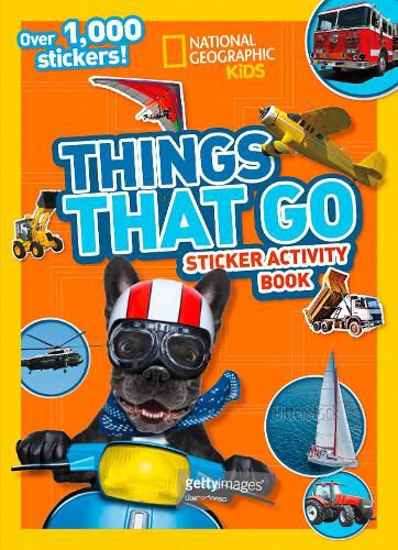 Cover image for Things That Go Sticker Activity Book: Over 1,000 Stickers!