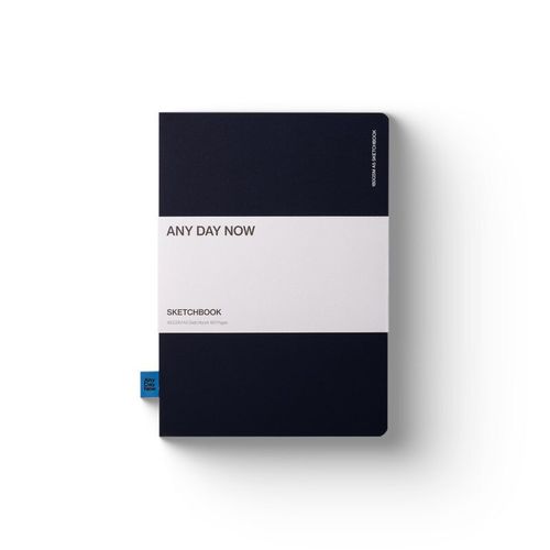 Cover image for Any Day Now - Sketchbook - A5 - Navy