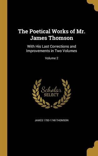 Cover image for The Poetical Works of Mr. James Thomson