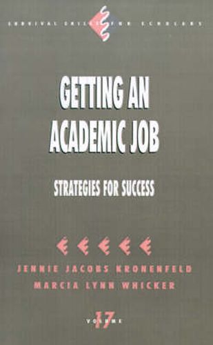 Getting an Academic Job: Strategies for Success