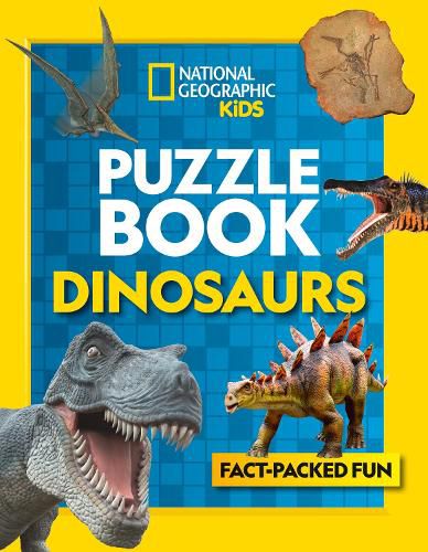 Cover image for Puzzle Book Dinosaurs: Brain-Tickling Quizzes, Sudokus, Crosswords and Wordsearches