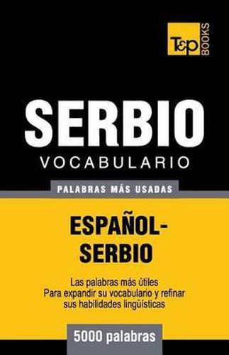 Vocabulario espanol-serbio - 5000 palabras mas usadas