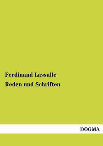 Cover image for Reden Und Schriften