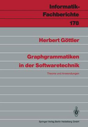 Cover image for Graphgrammatiken in Der Softwaretechnik: Theorie Und Anwendungen