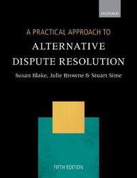 Cover image for A Practical Approach to Alternative Dispute Resolution