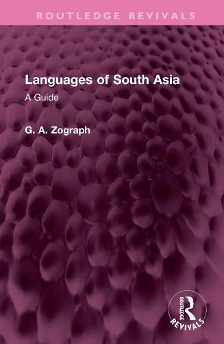 Cover image for Languages of South Asia: A Guide