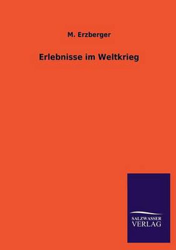 Cover image for Erlebnisse Im Weltkrieg