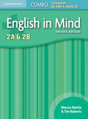 Cover image for English in Mind Levels 2A and 2B Combo Testmaker CD-ROM and Audio CD