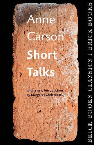 Cover image for Short Talks: Brick Books Classics 1