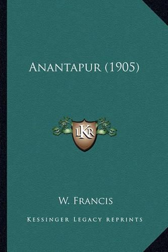 Cover image for Anantapur (1905)