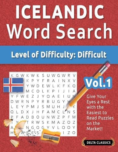 Cover image for Icelandic Word Search - Level of Difficulty