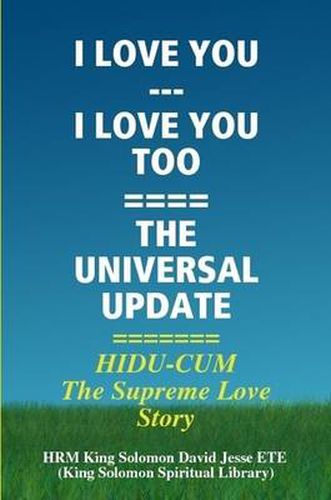 Cover image for I Love You - I Love You Too