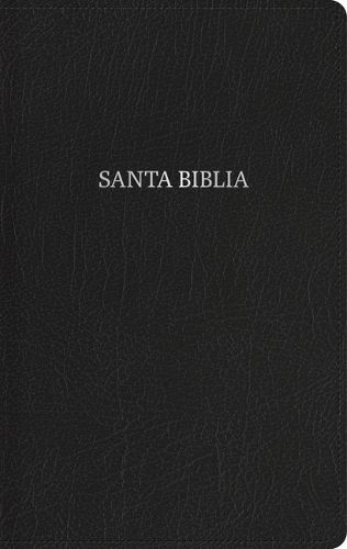 Cover image for RVR 1960 Biblia Compacta Letra Grande, negro piel fabricada con indice