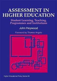 Cover image for Assessment in Higher Education: Student Learning, Teaching, Programmes and Institutions