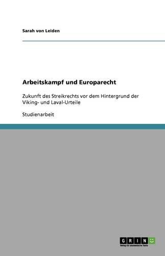 Cover image for Arbeitskampf und Europarecht