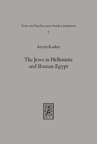 Cover image for The Jews in Hellenistic and Roman Egypt