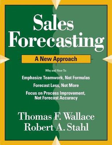 Cover image for Sales Forecasting A New Approach