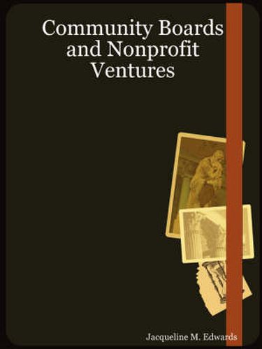 Cover image for Community Boards and Nonprofit Ventures