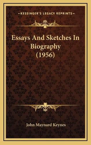 Cover image for Essays and Sketches in Biography (1956)