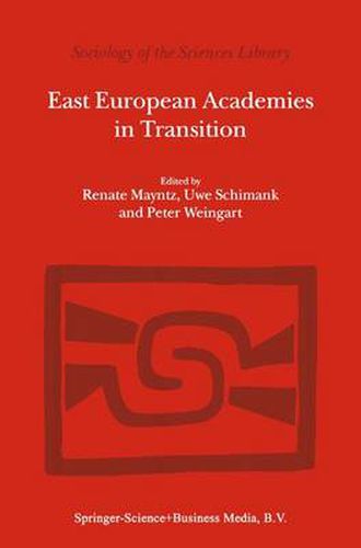 Cover image for East European Academies in Transition