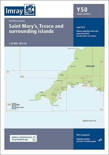 Cover image for Imray Chart Y50: Saint Mary's, Tresco and Surrounding Islands (Small Format)