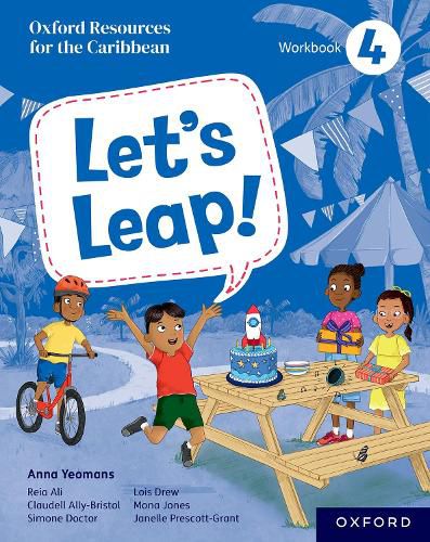 Cover image for Let's Leap! Caribbean Primary Language Arts: Workbook 4