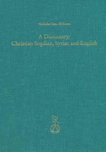 Cover image for A Dictionary: Christian Sogdian, Syriac and English