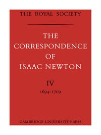 Cover image for The Correspondence of Isaac Newton