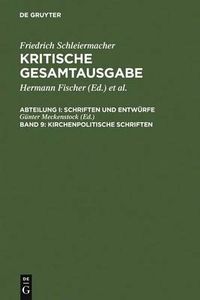 Cover image for Kirchenpolitische Schriften