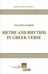 Cover image for Metre and Rhythm in Greek Verse