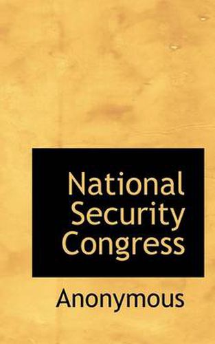 Cover image for National Security Congress