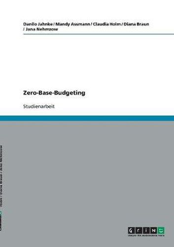Cover image for Zero-Base-Budgeting