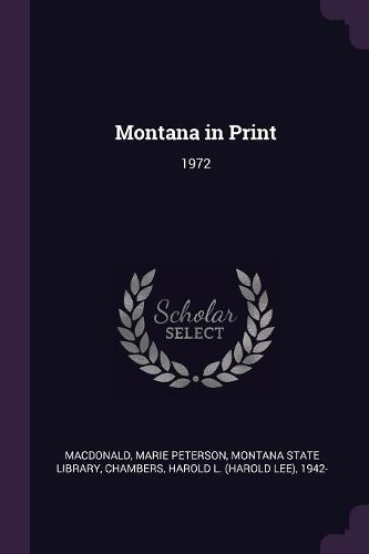 Cover image for Montana in Print