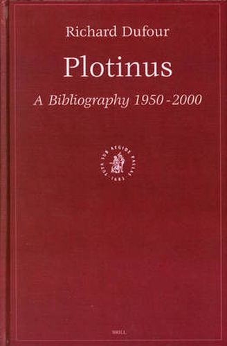 Plotinus: A Bibliography 1950-2000