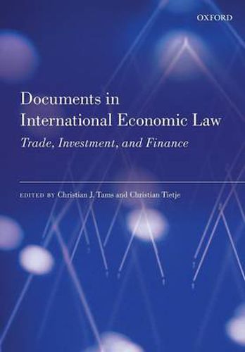 Cover image for Documents in International Economic Law: Trade, Investment, and Finance