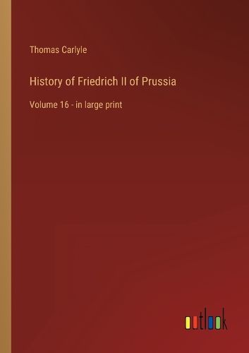 Cover image for History of Friedrich II of Prussia