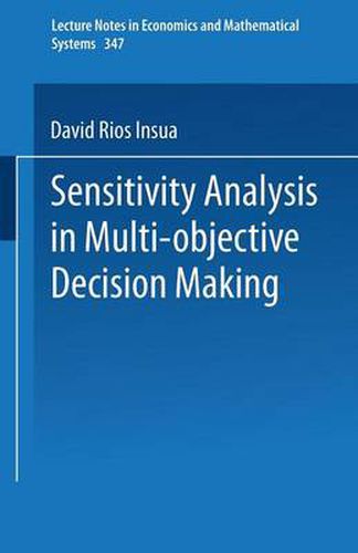 Cover image for Sensitivity Analysis in Multi-objective Decision Making