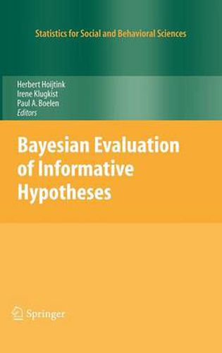 Cover image for Bayesian Evaluation of Informative Hypotheses