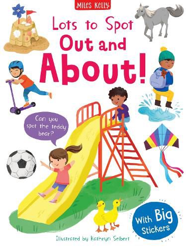 Cover image for Lots to Spot Sticker Book: Out and About!